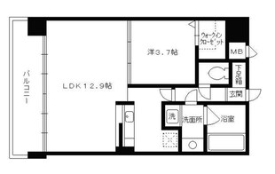 ナビールコート薬院の物件間取画像